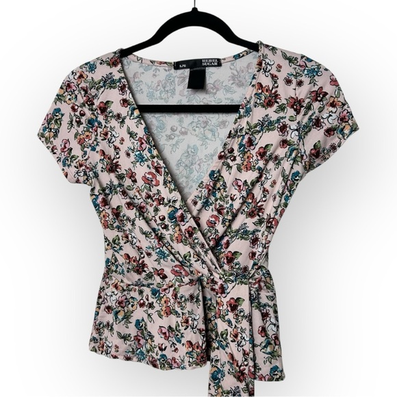 Rebel Sugar Pink Floral Top L - Picture 3 of 5